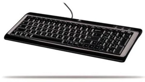 Logitech Ultra-Flat Keyboard PS/2 USB (967653-0120) Bild 1