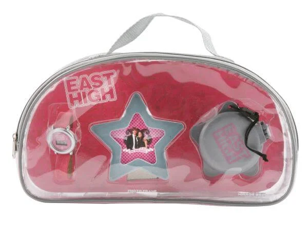 High School Musical 3 LCD Watch, Alarm, Hairbrush Gift Set Bild 1