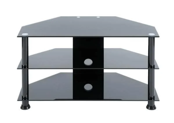 LEVV Black TV Stand for up to 32 Inch TVs Bild 1