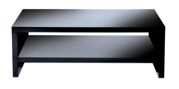 LEVV Black High Gloss TV Stand for up to 42 Inch TVs Bild 1