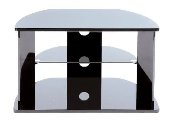 LEVV Black High Gloss TV Stand for up to 32 Inch TVs Bild 1