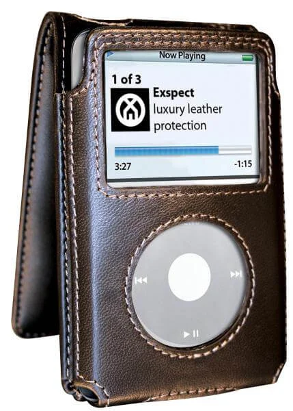 Exspect iPod Classic 120gb Black Leather Case Bild 1