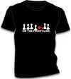 Mens - On The Frontline T-Shirt - Black - S - Schwarz Bild 1