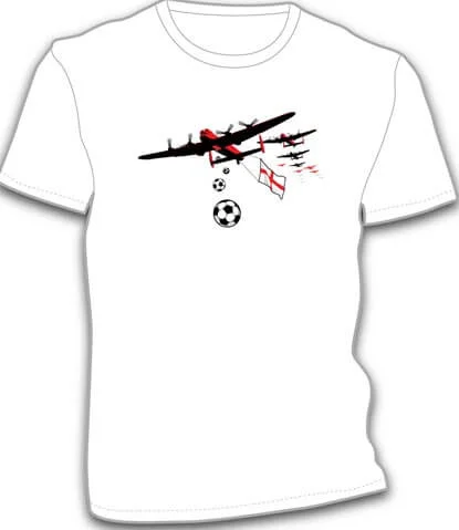 Mens - Bombs Away T-Shirt - White - S - Weiß Bild 1
