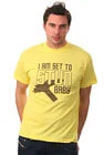 Mens - I Am Set To Stun T-Shirt - Yellow - S - Gelb Bild 1