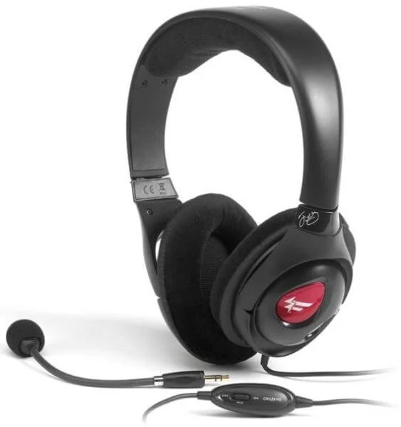 Creative Fatal1ty HS-800 Gaming Headset (PC, Mac) - Black Bild 1