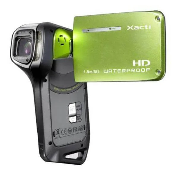 Sanyo VPC-CA9EXG Waterproof HD Camcorder Green Bild 1