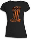 Harley Davidson - NO 1 Distressed - Ladies Skinny T-Shirt - Black - S - Schwarz Bild 1