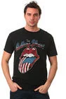 Rolling Stones -Tour Of USA - Men's T-Shirt - Black - S - Schwarz Bild 1