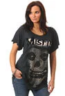 House Of The Gods - Ladies Misfits T-Shirt - Washed Black - XS - Schwarz Bild 1