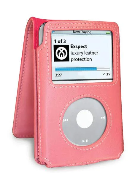 Exspect iPod Classic Leather Case - Pink Bild 1