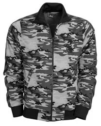 Hummel Men's Atlantic Zip Jacket - Black Camo - S - Schwarz/Grau Bild 1
