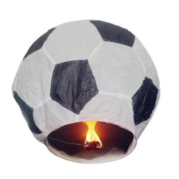 Football Flying Lanterns 5 Pack Bild 1