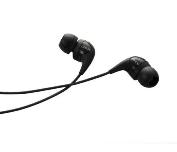 Denon AH-C452 Inner Ear Stereo Headphones - Black Bild 1