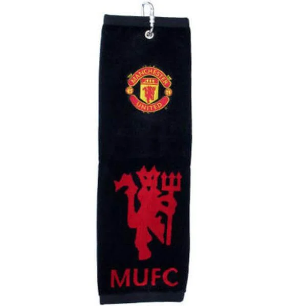 Manchester United FC Golf Tri-Fold Woven Towel Bild 1