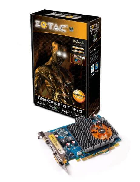 Zotac GF GT240 1GB DDR3 Graphics Card Bild 1