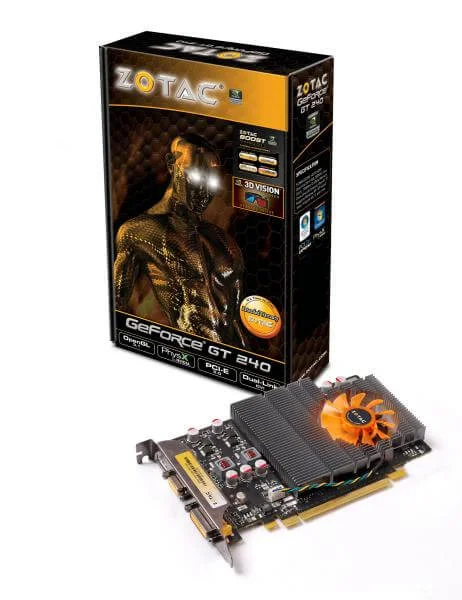 Zotac GF GT240 512MB GDDR5 Graphics Card Bild 1