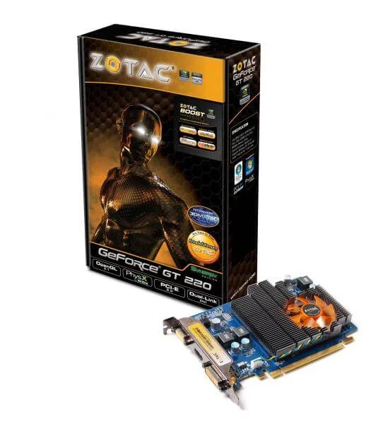 Zotac GF GT220 1GB Synergy DDR2 Bild 1