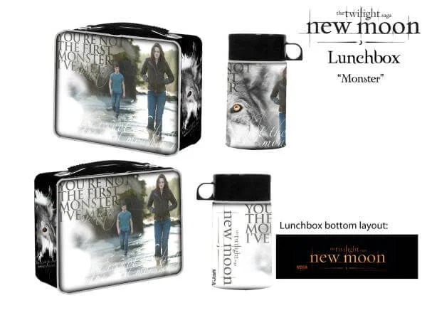 Twilight New Moon - Lunchbox With Drink Container Monster Bild 1