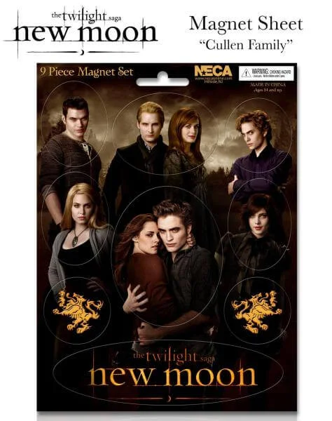 Twilight New Moon Magnet Blech Cullen Familie Bild 1