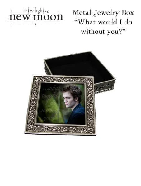 Twilight New Moon - Metal Jewellery Box - What Would I Do Without You Bild 1
