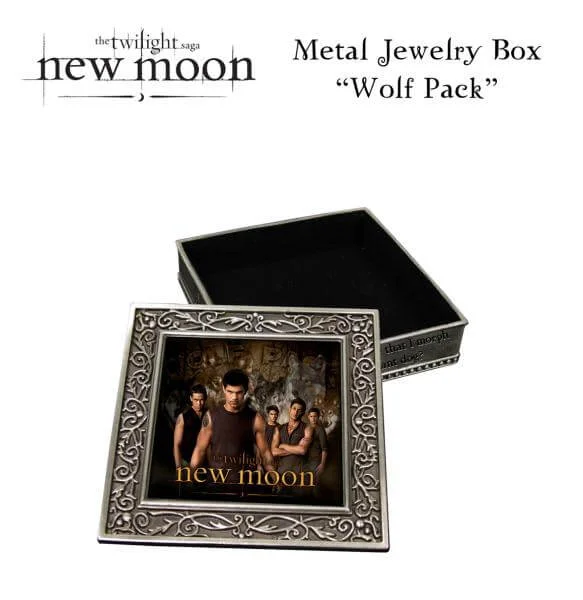 Twilight New Moon - Metal Jewellery Box - Wolf Pack Bild 1