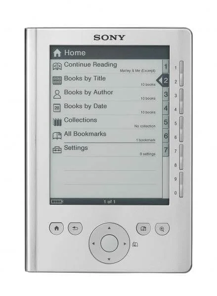 Sony PRS-300 Pocket Edition eReader - Silver Bild 1