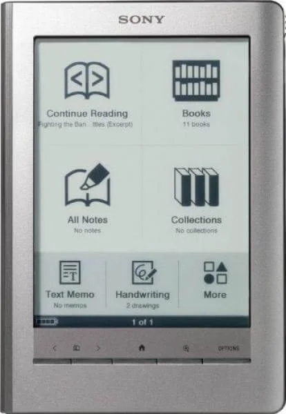 Sony PRS600S eBook Reader Touch Edition - Silver Bild 1