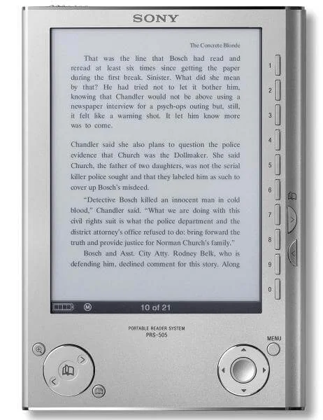 Sony PRS-505 eReader - Silver Bild 1