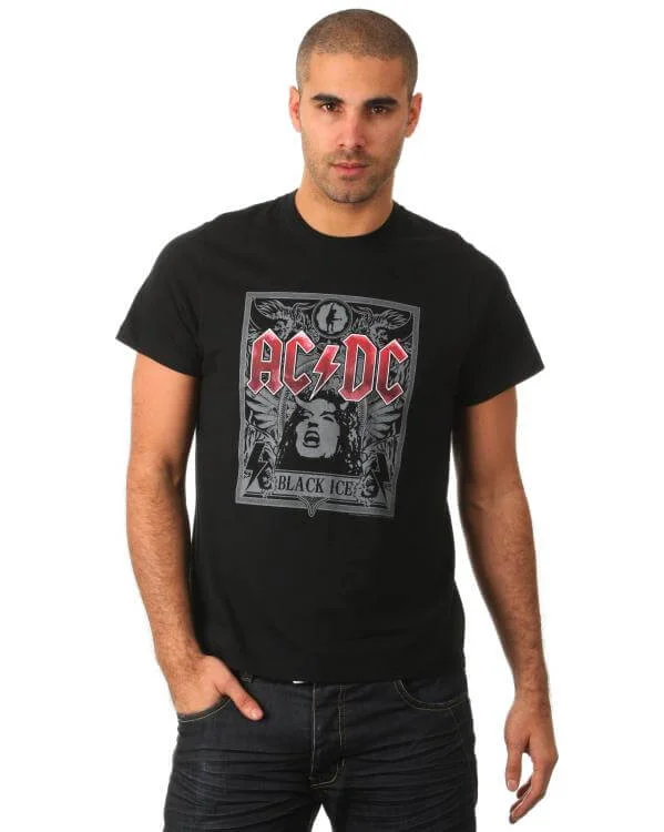 AC/DC Men's Angus Ice T-shirt - Black - S - Schwarz Bild 1
