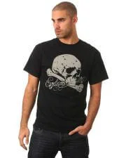Editors Men's Skull T-Shirt - Black - S - Schwarz Bild 1
