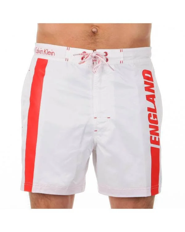 Calvin Klein England Surf Short - S - Red/White Bild 1