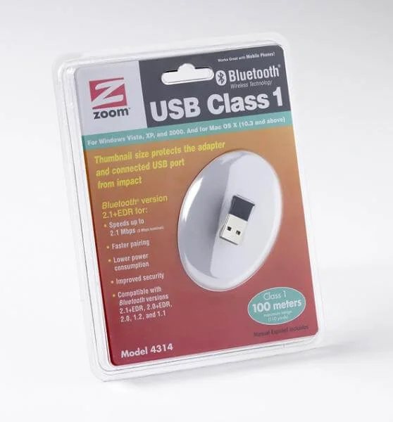Zoom Bluetooth V2.1 1+EDR USB Adaptor (Class 1 - 100m) Bild 1