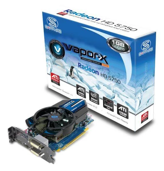 Sapphire HD5750 1GB VAPOR-X Graphics Card Bild 1