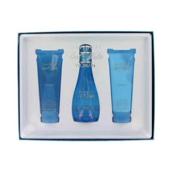 Davidoff - Cool Water Woman Gift Set (30ml Eau de Toilette with Shower Gel and Body Lotion) Bild 1