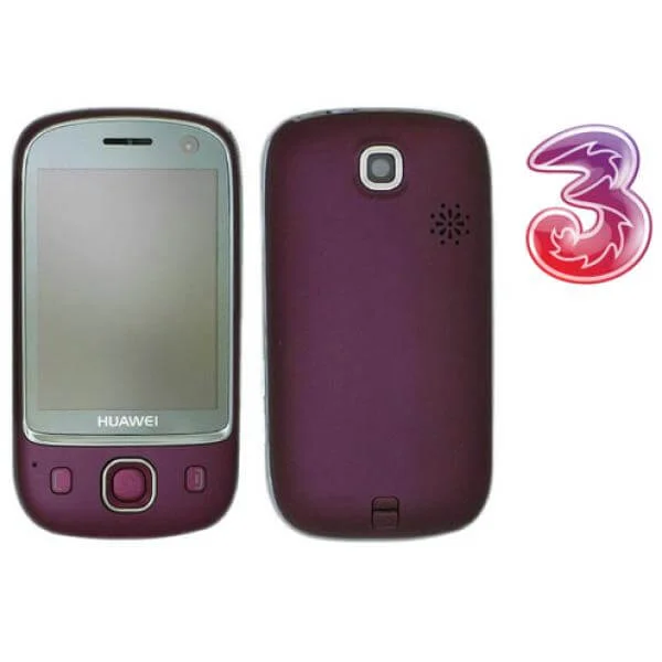 Huawei U7510 Mobile Phone on Three Network (Black) Bild 1