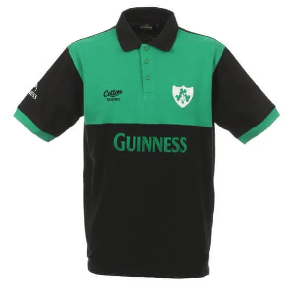 Guinness Ireland Rugby Polo Shirt - M - Schwarz Bild 1