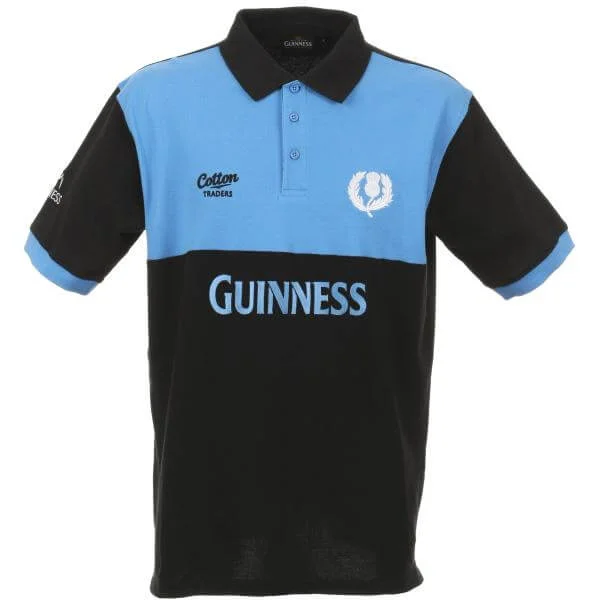 Guinness Scotland Rugby Polo Shirt - M - Schwarz Bild 1