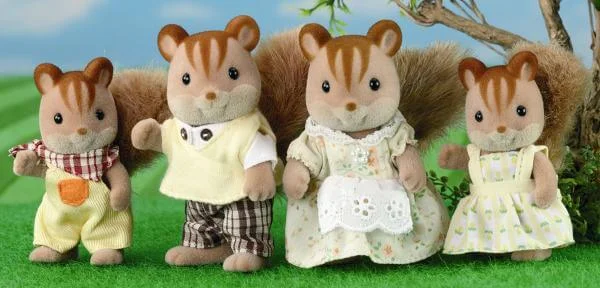 Sylvanian Families: Walnut Squirrel Family Bild 1