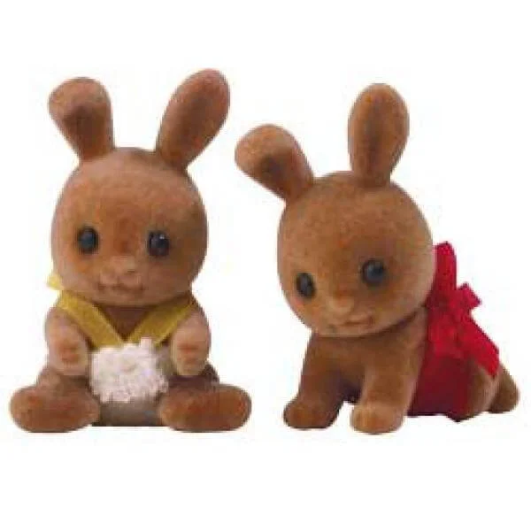 Sylvanian Families: Fawn rabbit twin babies Bild 1