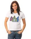 Women's Gorillaz T - Shirt - White - S - Schwarz Bild 1