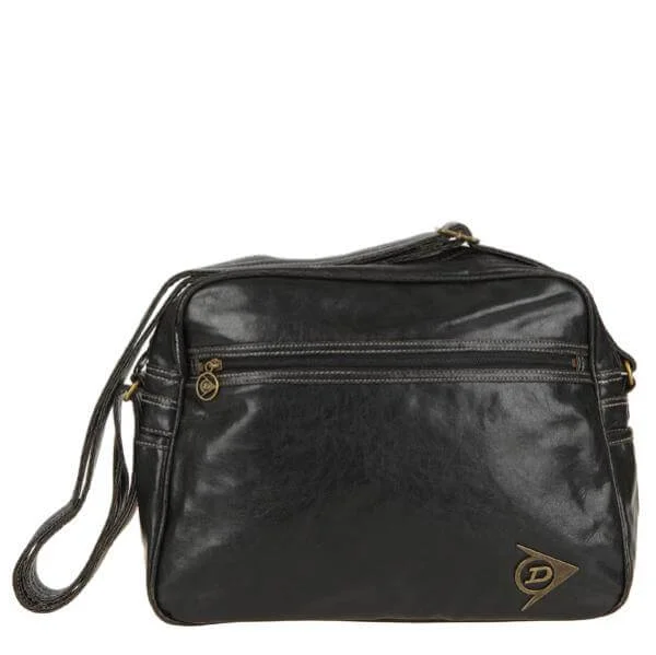 Dunlop Leather look messenger bag - Black Bild 1
