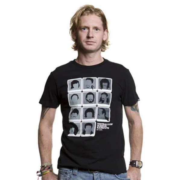 Mens Famous Haircuts T-Shirt - S - Schwarz Bild 1