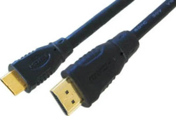 BEST Gold HDMI A Male - Mini C Male 3 Mtr (CDLHD-203) Bild 1