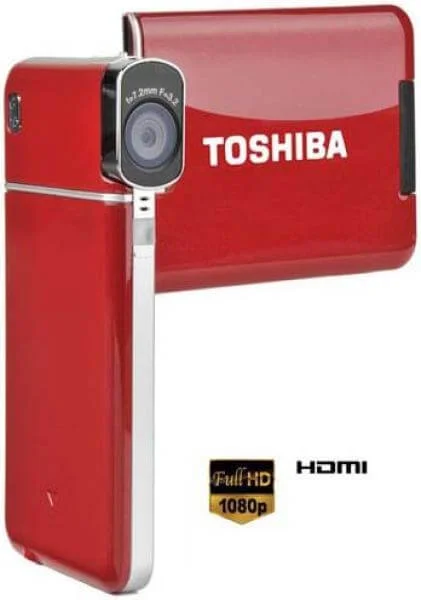 Toshiba Camileo S20 Camcorder - Red Bild 1