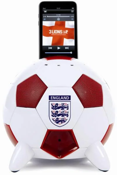 Mi Football England Ball Speaker for iPod - Red Bild 1