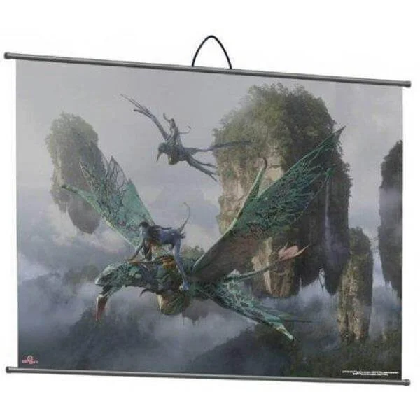 Avatar Jake and Neytiri On Banshees Wallscroll Bild 1