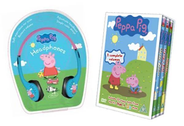 Peppa Pig DVD With Headphones Bild 1