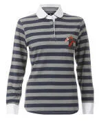Henri Lloyd Woman's Samantha Rugby Shirt - XS - Grau meliert Bild 1