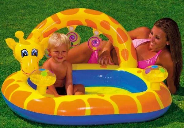Giraffe Baby Paddling Pool Bild 1